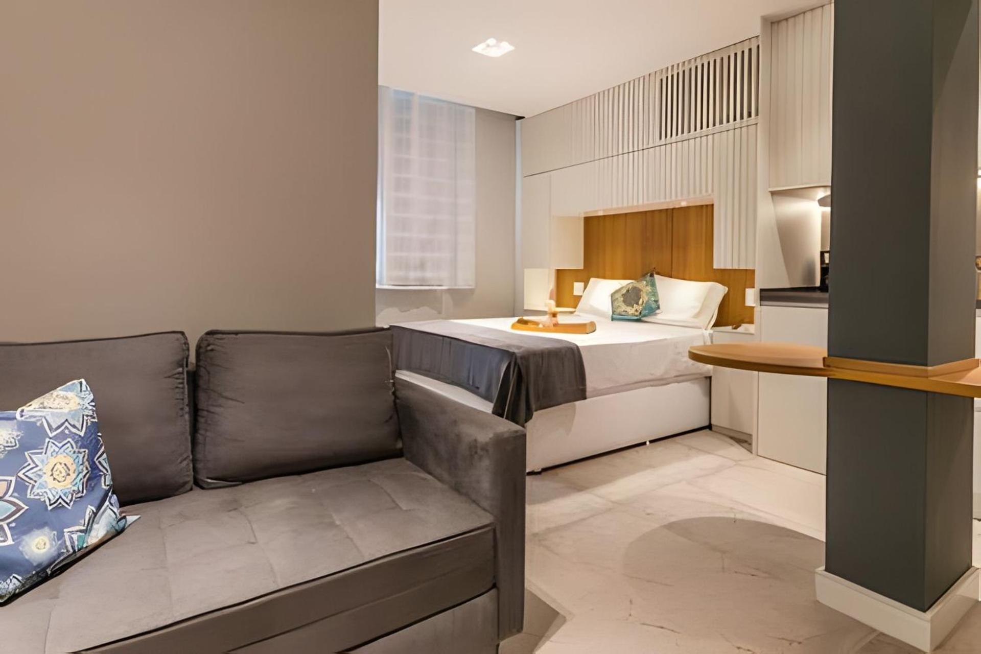 Apartamento Excelente Studio, 2 Min. Da Em Copa Posto 5